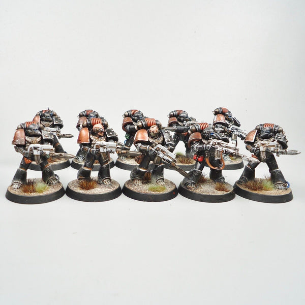 Space Marines 30k Iron Hands Tactical Squad Painted - Warhammer 40k Army