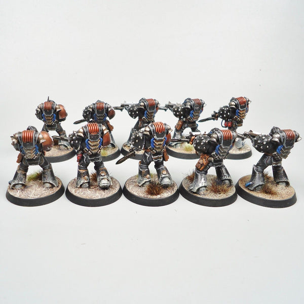 Space Marines 30k Iron Hands Tactical Squad Painted - Warhammer 40k Army