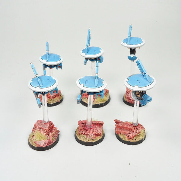 Tau Empire Drones x6 Painted and Based - Warhammer 40k Army