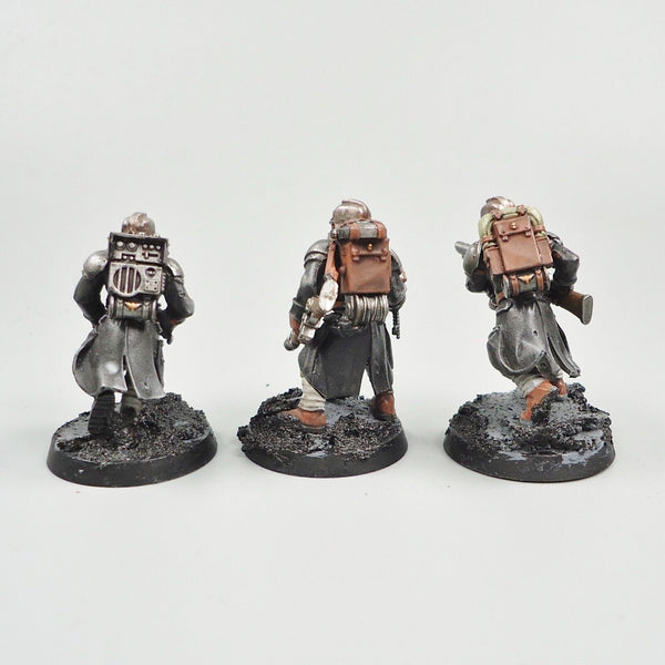 Warhammer 40k Army Astra Militarum Death Korps of Krieg Infantry x3 Painted