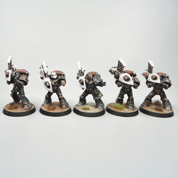 Space Marines 30k Iron Hands Missile Launchers x10 Painted - Warhammer 40k Army