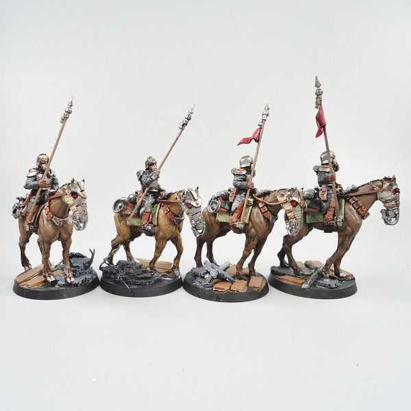 Warhammer 40k Army Astra Militarum Death Korps of Krieg Death Riders x4 Painted