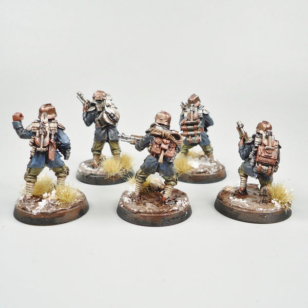 Warhammer 40k Army Astra Militarum Death Korps of Krieg Engineers x5