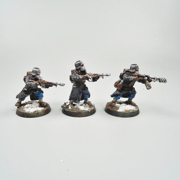 Warhammer 40k Army Astra Militarum Death Korps of Krieg Veteran Guardsmen x7