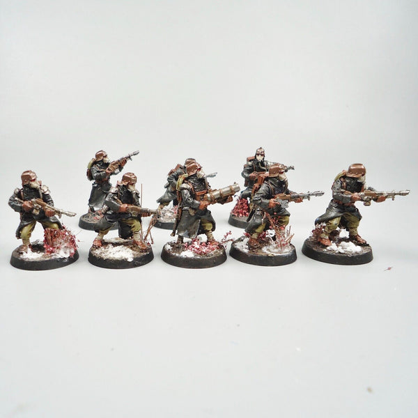 Warhammer 40k Army Astra Militarum Death Korps of Krieg Infantry x8