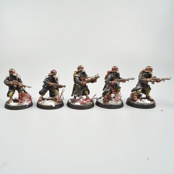 Warhammer 40k Army Astra Militarum Death Korps of Krieg Infantry x8