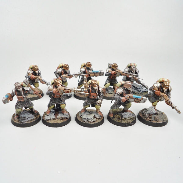 Warhammer 40k Army Astra Militarum Death Korps of Krieg Infantry x10 Painted