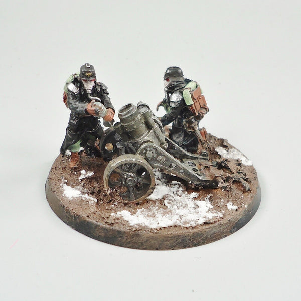 Warhammer 40k Army Astra Militarum Death Korps of Krieg Heavy Weapons x3 Painted