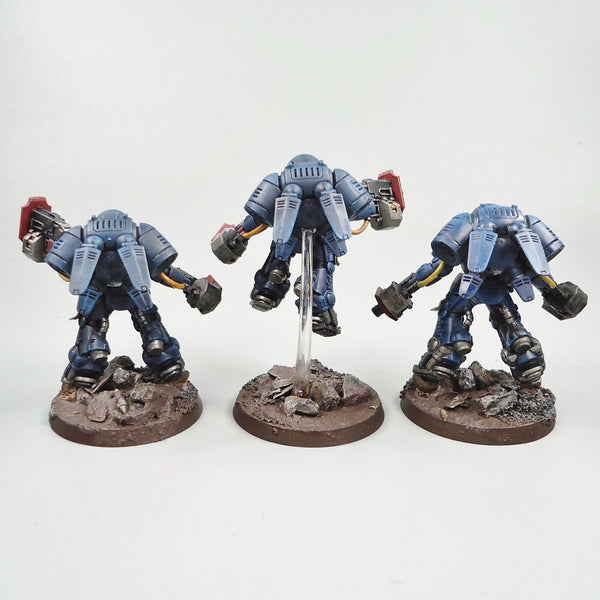 Warhammer 40k Army Space Marines Crimson Fists Inceptors x3 Painted