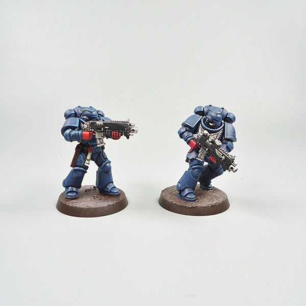 Warhammer 40k Army Space Marines Crimson Fists Intercessors x5 Painted