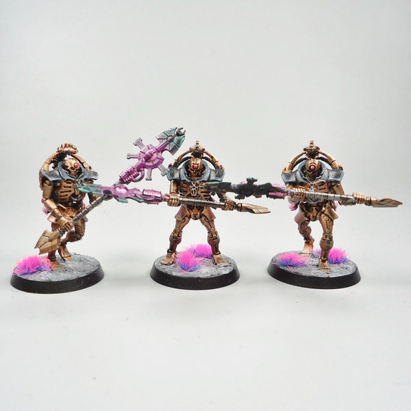 Warhammer 40k Army Necrons Triarch Praetorians x5 Painted