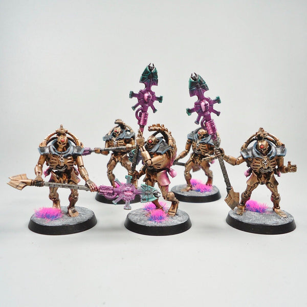 Warhammer 40k Army Necrons Triarch Praetorians x5 Painted