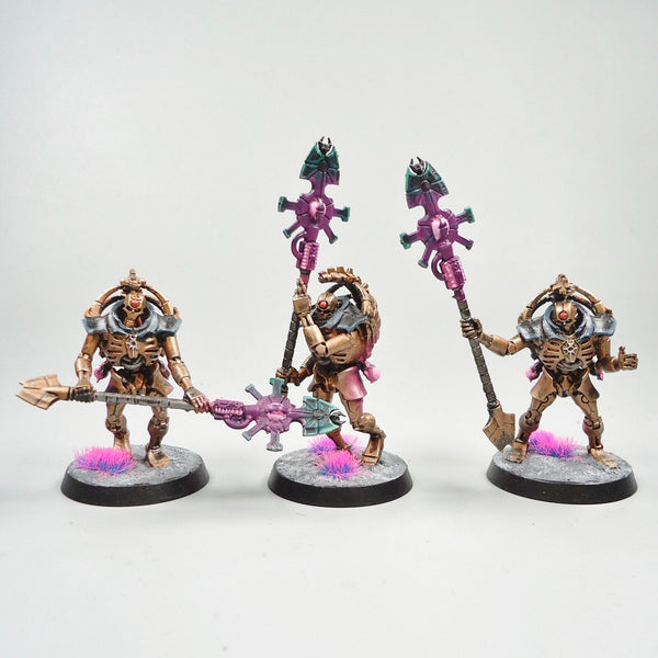 Warhammer 40k Army Necrons Triarch Praetorians x5 Painted