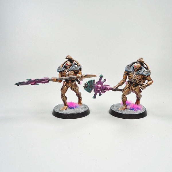 Warhammer 40k Army Necrons Triarch Praetorians x5 Painted