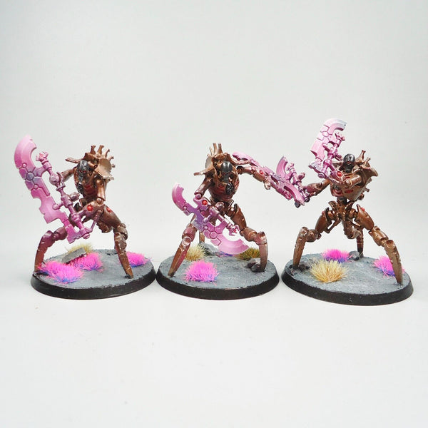 Warhammer 40k Army Necrons Skorpekh Destroyers x3 Painted