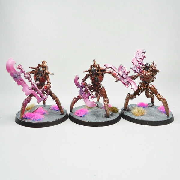 Warhammer 40k Army Necrons Skorpekh Destroyers x3 Painted