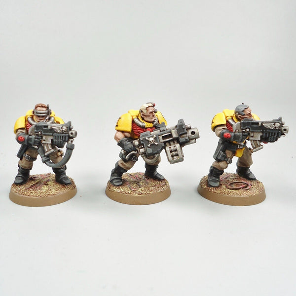 Warhammer 40k Army Space Marines Imperial Fists Scout Squad Painted