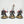 Warhammer 40k Army Space Marines Black Templars Bladeguard Veterans x3 Painted