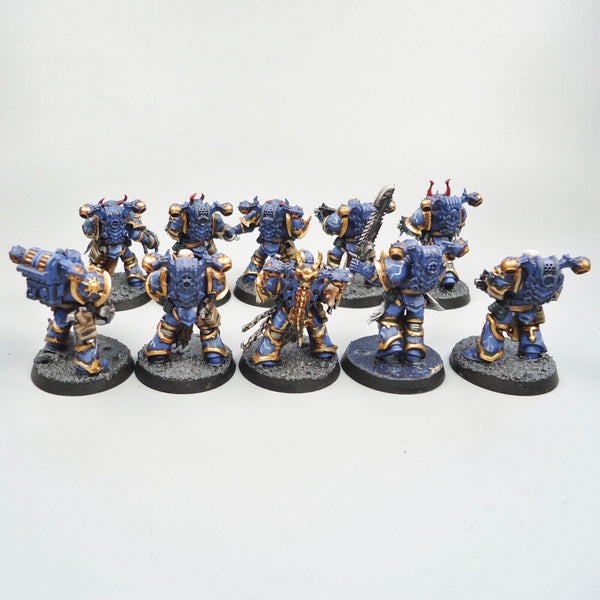 Warhammer 40k Army Chaos Space Marines x10 Painted