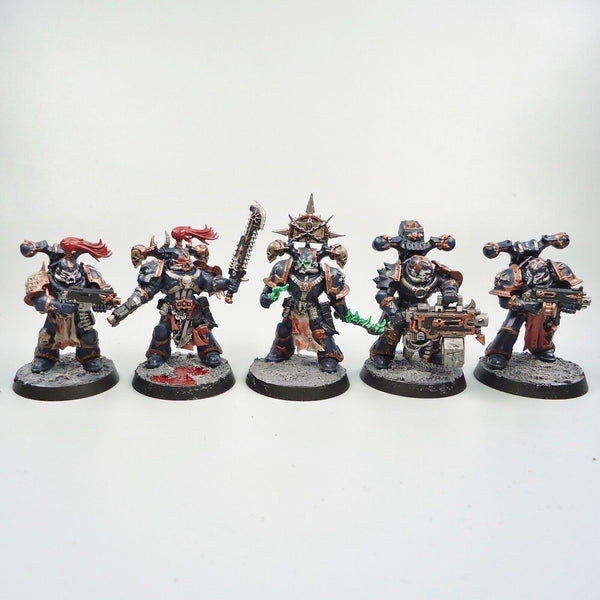 Warhammer 40k Army Chaos Space Marines Legionaries x10 Painted