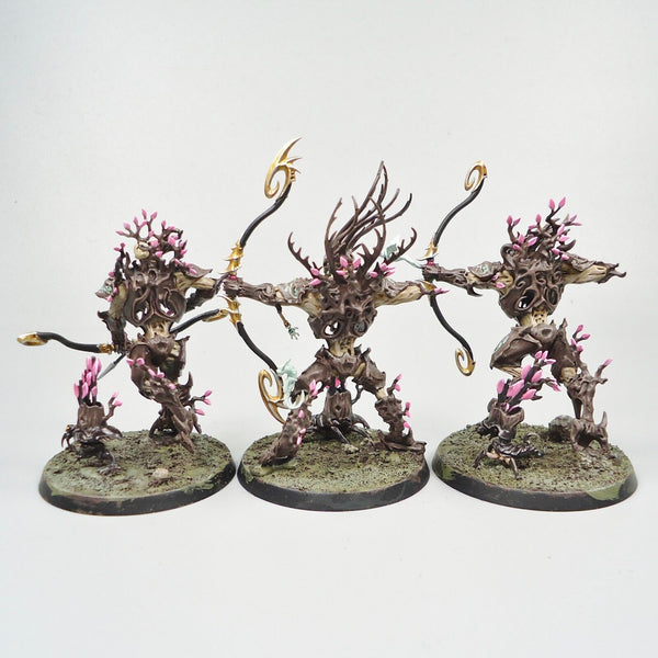 Sylvaneth Kurnoth Hunters x3 Painted - Warhammer Fantasy Age of Sigmar Army