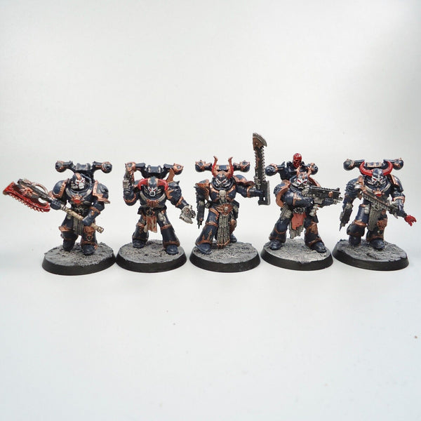 Warhammer 40k Army Chaos Space Marines Legionaries x10 Painted