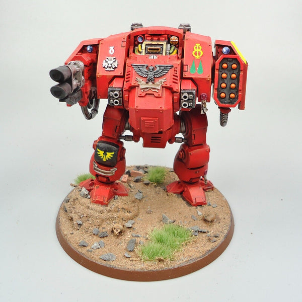 Warhammer 40k Army Space Marines Blood Angels Ballistus Dreadnought Painted