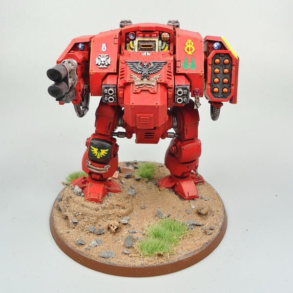 Warhammer 40k Army Space Marines Blood Angels Ballistus Dreadnought Painted