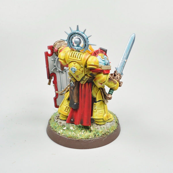 Warhammer 40k Army Space Marines Imperial Fists Bladeguard Captain Painted