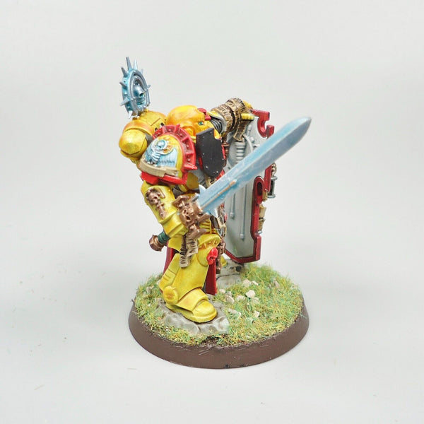 Warhammer 40k Army Space Marines Imperial Fists Bladeguard Captain Painted