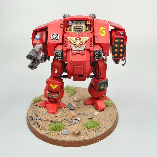 Warhammer 40k Army Space Marines Blood Angels Ballistus Dreadnought Painted