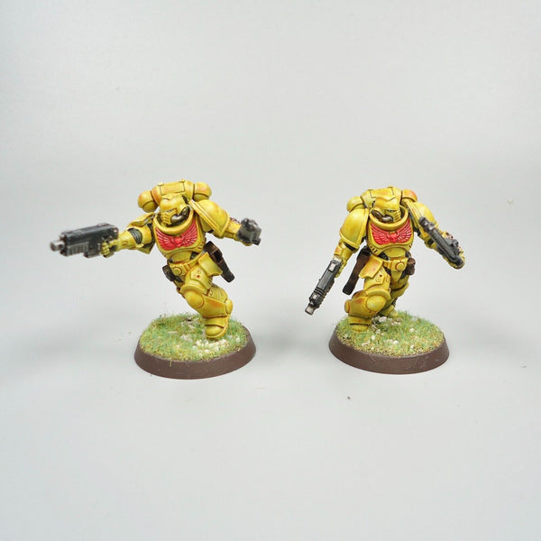 Warhammer 40k Army Space Marines Imperial Fists Assault Intercessors x5 Painted