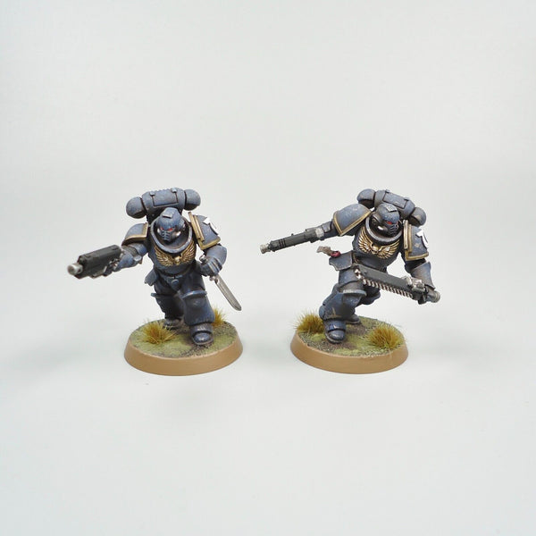 Warhammer 40k Army Space Marines Ultramarines Assault Intercessors x5 Painted