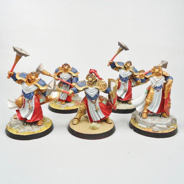 Warhammer Fantasy Age of Sigmar Army Stormcast Eternals Sequitors x5 Painted