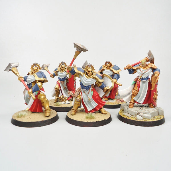 Warhammer Fantasy Age of Sigmar Army Stormcast Eternals Sequitors x5 Painted