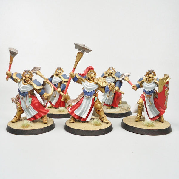 Warhammer Fantasy Age of Sigmar Army Stormcast Eternals Sequitors x5 Painted