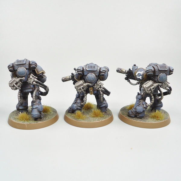 Warhammer 40k Army Space Marines Ultramarines Eradicators x3 Painted