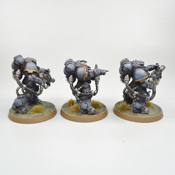 Warhammer 40k Army Space Marines Ultramarines Eradicators x3 Painted