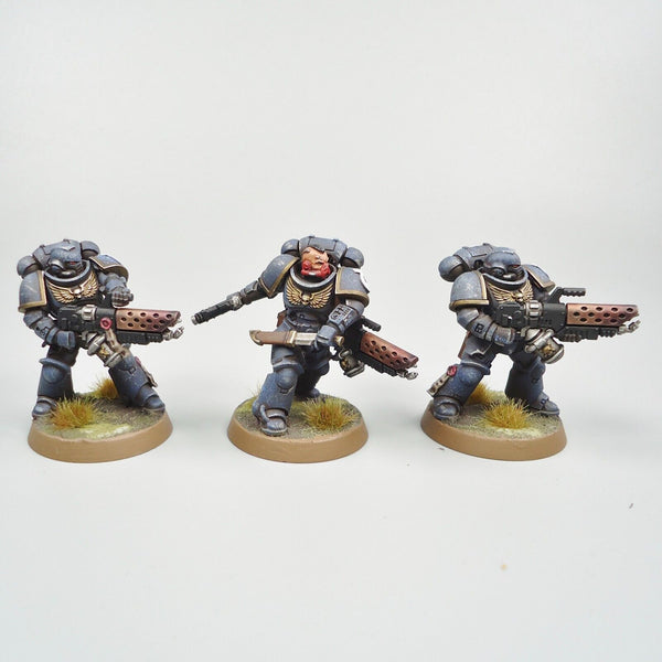 Warhammer 40k Army Space Marines Ultramarines Infernus Squad Painted