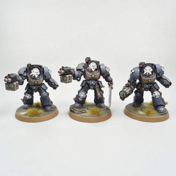 Warhammer 40k Army Space Marines Ultramarines Terminator Squad Painted