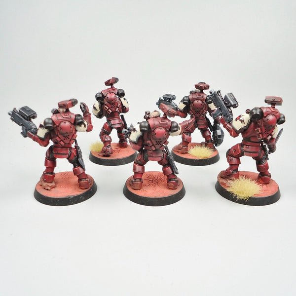 Warhammer 40k Army Space Marines Blood Ravens Primaris Incursors x5 Painted