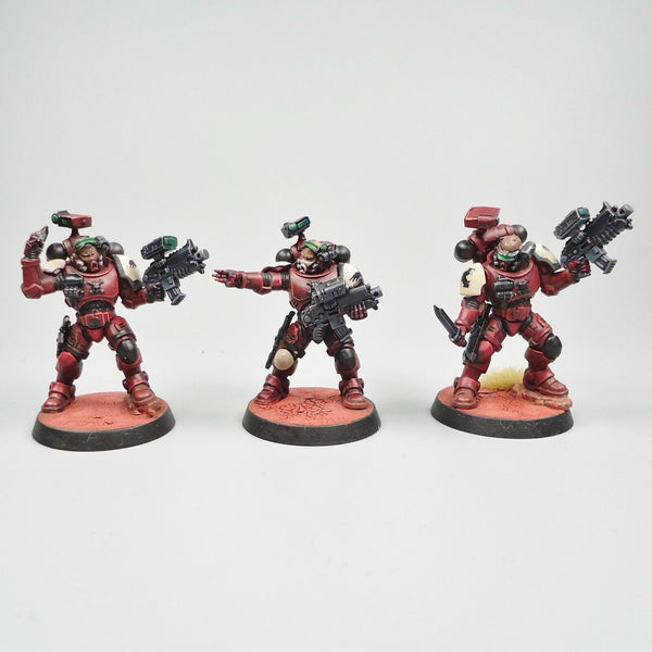 Warhammer 40k Army Space Marines Blood Ravens Primaris Incursors x5 Painted