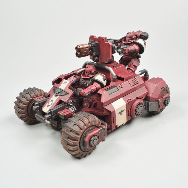 Warhammer 40k Army Space Marines Blood Ravens  Primaris Invader ATV Painted