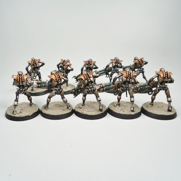 Warhammer 40k Army Necron Warriors x10 Painted