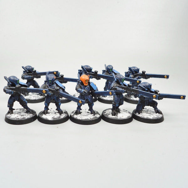 Tau Empire Fire Warriors x10 Painted Warhammer 40k