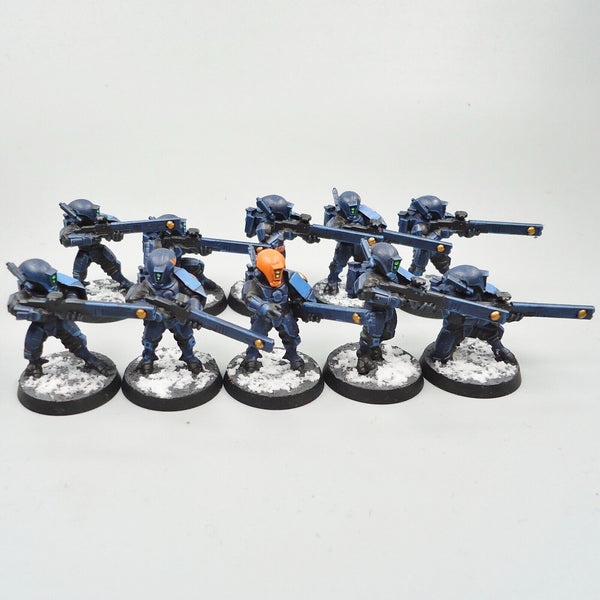 Tau Empire Fire Warriors x10 Painted Warhammer 40k