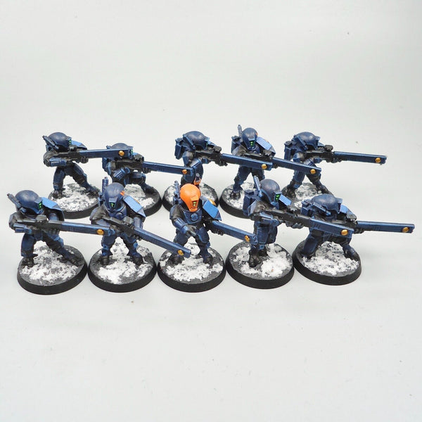 Tau Empire Fire Warriors x10 Painted Warhammer 40k