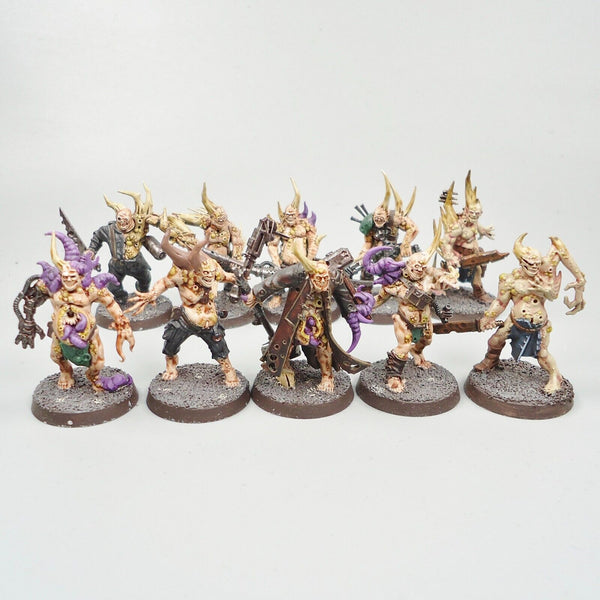 Death Guard Poxwalkers x10 Painted - Warhammer 40k Army