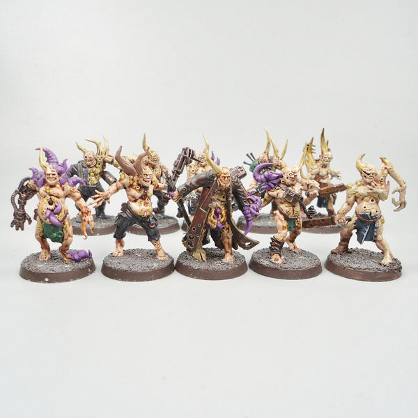 Death Guard Poxwalkers x10 Painted - Warhammer 40k Army