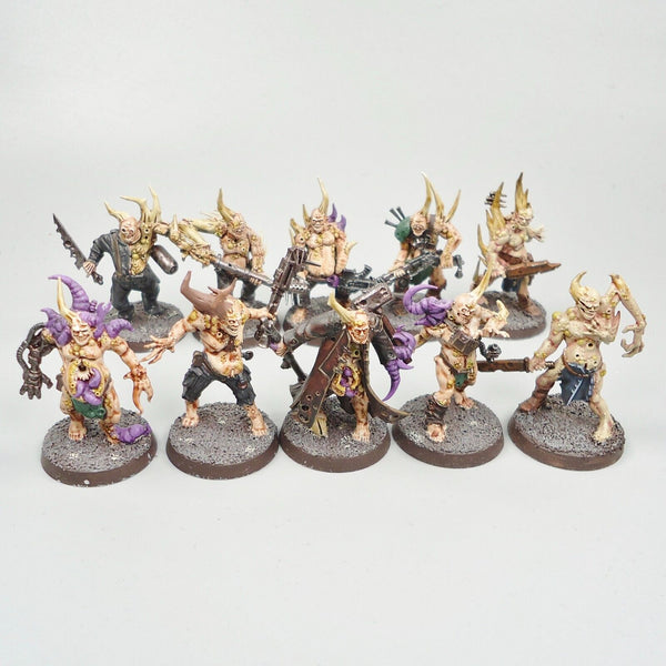 Death Guard Poxwalkers x10 Painted - Warhammer 40k Army